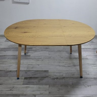 COMEDOR MESA EXPANDIBLE 100 - 180CM + 6 SILLAS CAPITONNE LINO NEGRO - 4