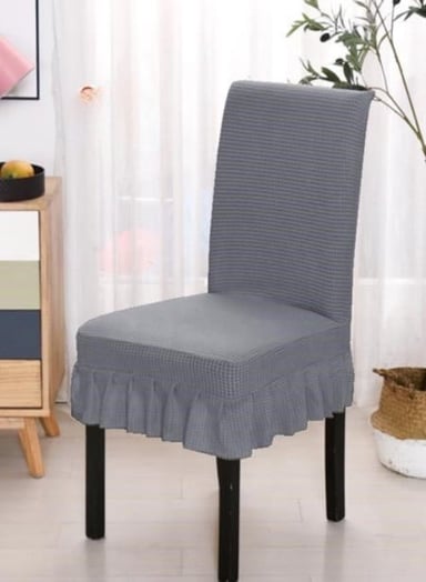CUBRE SILLA TURKAS CON FARALAO GRIS - 3