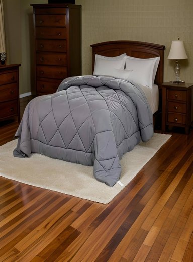 PLUMON NORDICO DE SEDA 2 PLAZA 230X250CM GRIS - 3