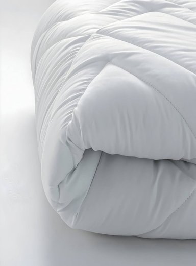 PLUMÓN 2 PLAZAS SEDA BLANCO LISO NORDICO 230X250CM - 1