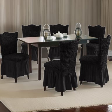 FUNDA SILLA TURCAS PACK 6 UNDS T2 NEGRO - 3