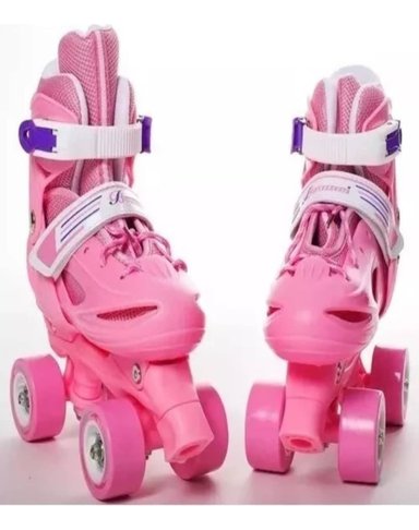 PATINES 4 RUEDAS AJUSTABLES NIÑA TALLA S31-34 - 3