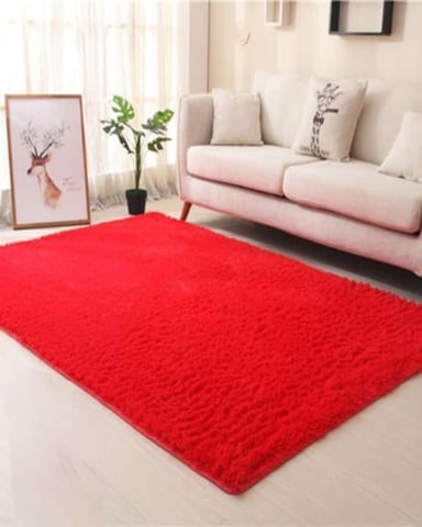 ALFOMBRA PELUDA 200X300 ROJO - 1