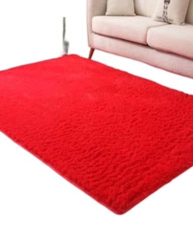 ALFOMBRA PELUDA 200X300 ROJO - 2
