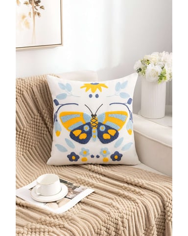 SET DE 4 FUNDAS BORDADAS 45X45 C59 - 3