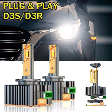X2 AMPOLLETA D3S TURBO LED 75W 6500K 10000LM /R&C - 5