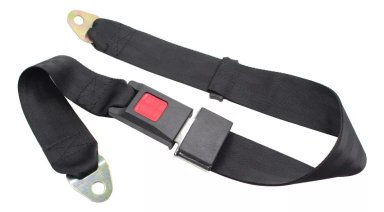 PACK X2 CINTURON DE SEGURIDAD UNIVERSAL 2 PUNTAS NEGRO /RYC - 2