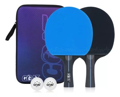PACK X2 PALETAS DE PING PONG + 2 PELOTAS + ESTUCHE - 1