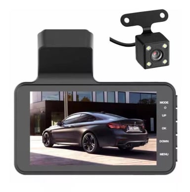 CÁMARA SEGURIDAD DASH CAM HD 1080P + CÁMARA RETROCESO DVR - 2