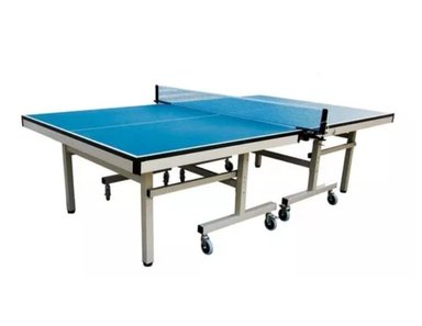 MESA PING PONG JUGUETÓN AJ-11 ACERO 152.5 CM X 274 CM 25MM FRONTÓN REGLAMENTARIA RUEDAS - 1