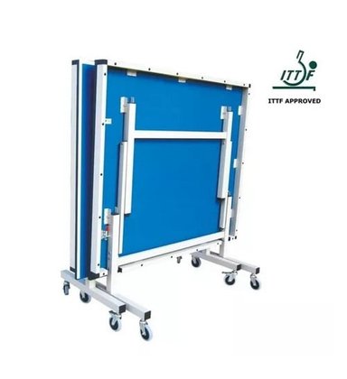 MESA PING PONG JUGUETÓN AJ-11 ACERO 152.5 CM X 274 CM 25MM FRONTÓN REGLAMENTARIA RUEDAS - 3