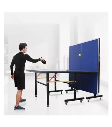 MESA PING PONG JUGUETÓN AJ-10 ACERO 152.5 CM X 274 CM 18MM FRONTÓN REGLAMENTARIA RUEDAS - 2