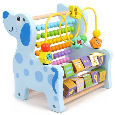 JUEGO DIDÁCTICO MADERA ÁBACO PRONOSUPINADOR BLOQUES ZK-132 - 1