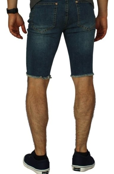 SHORT JEANS HOMBRE DIABOLO AZUL DY21076 SÚPER SLIM DESTROYED - 3