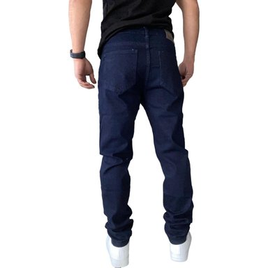 JEANS SLIM FIT MOSAICO ELASTICADOS HOMBRE - AZUL MARINO - 48 - 5