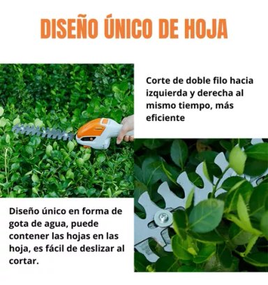 PODADOR CÉSPED ARBUSTOS INALÁMBRICO 2EN1 SL-0121 - 3