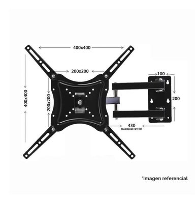SOPORTE PARA TV CON BRAZO 14-55 PULGADAS HASTA 50 KILOS - 2