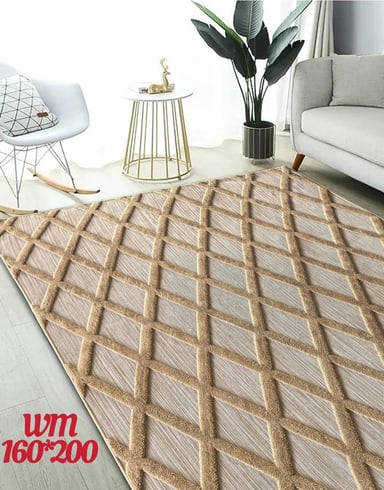 ALFOMBRA ANTIDESLIZANTE DE ALGODON 160X200CM - 1