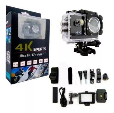 CAMARA DEPORTIVA CON WI-FI PANTALLA 2 PULGADAS 4K ULTRA HD - 1
