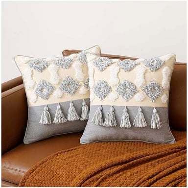 PACK DE FUNDAS DE COJIN DECORATIVAS BOHO 45X45-14 - 1