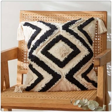 PACK DE FUNDAS DE COJIN DECORATIVAS BOHO 45X45-37 - 1