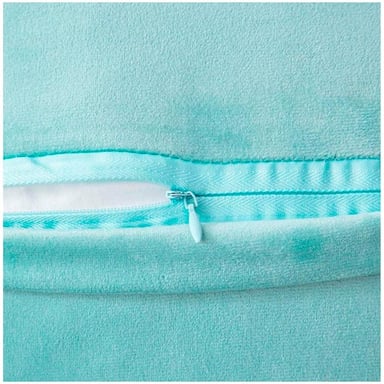 PACK DE 02 FUNDAS DE COJÍN DE TERCIOPELO CON POMPON 45X45 CALIPSO - 4