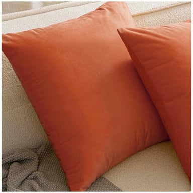 PACK DE 02 FUNDAS DE COJÍN DE TERCIOPELO SUAVE 45X45 MOD16 - 3