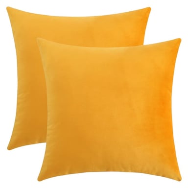 PACK DE 02 FUNDAS DE COJÍN DE TERCIOPELO SUAVE 45X45 MOD15 - 2