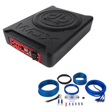 SUBWOOFER PLANO AMPLIFICADO DB DRIVE WDX-AS10 900W+KIT CABLE - 1