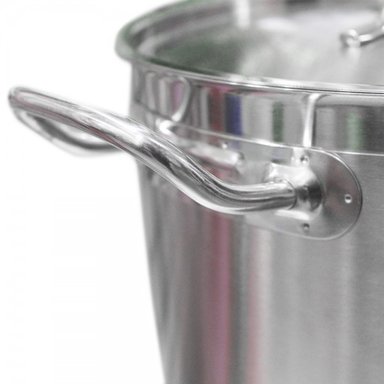 OLLA C/TAPA ACERO INOX 9LT.25*18CM. FONDO DIFUSOR - 7