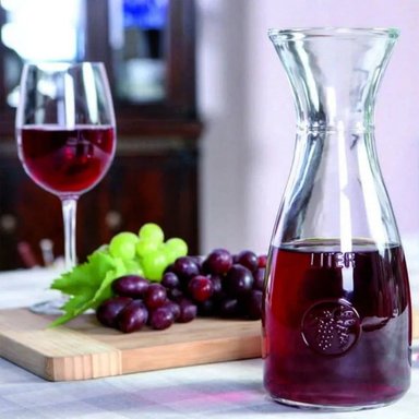 SET DE 2 BOTELLA DE VIDRIO 1 LITRO LINEA BACCHUS - 3