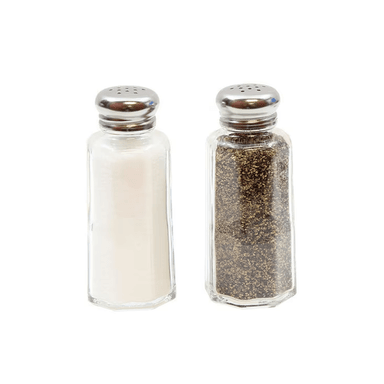 SALERO Y PIMENTERO DE VIDRIO 2 OZ - 2
