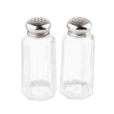 SALERO Y PIMENTERO DE VIDRIO 2 OZ - 4