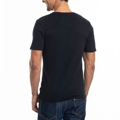 CAMISETA COTTON RIB MANGA CORTA CUELLO REDONDO - 2