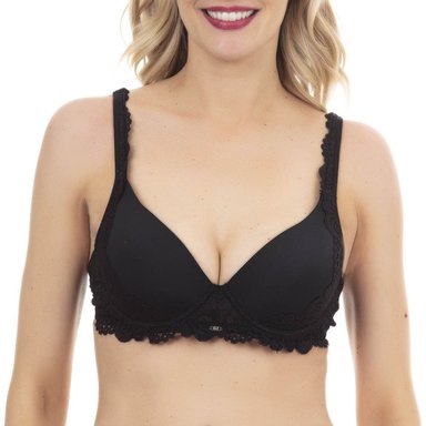 SOSTÉN MUJER LADY GENNY REALCE MEDIO MICROFIBRA ENCAJE - 3