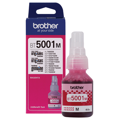 BOTELLA BROTHER MAGENTA TINTA BT5001 - 1