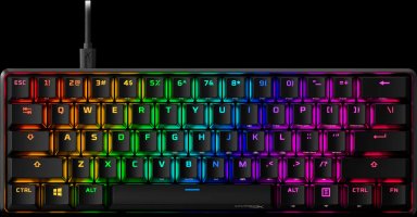 TECLADO GAMER HYPERX ALLOY MECANICO SWITCHES RED RGB INGLES - 1
