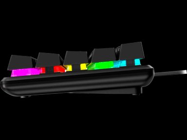 TECLADO GAMER HYPERX ALLOY MECANICO SWITCHES RED RGB INGLES - 4