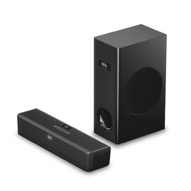 BARRA DE SONIDO BLIK SOUNDBAR 2,1 CINEMA BASS SURREAL 80 EN COLOR NEGRO - 1
