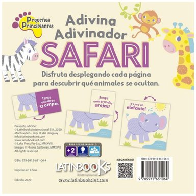 LIBRO ADIVINA ADIVINADOR - SAFARI - LATINBOOKS - 2