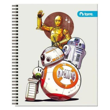 PACK 10 CUADERNOS STAR WARS 7MM 100 HJS - 4