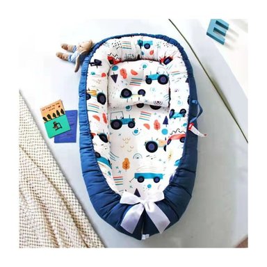 NIDO BABYLUNA CAMA COJÍN COLECHO CON ALMOHADA ALGODÓN REFORZADA D7 - 3
