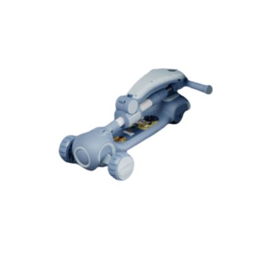 SCOOTER 3 EN 1, CON ASIENTO Y MANUBRIO, RUEDA LUCES Y SONIDO AZUL - 2