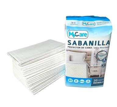 100 SABANILLA ADULTO MYCARE - 90X60 CM - 9