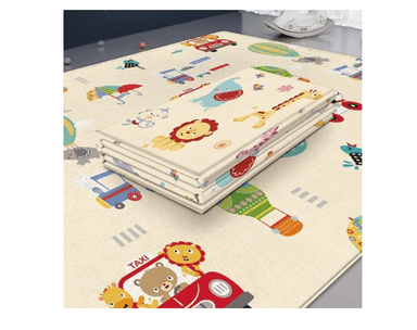 ALFOMBRA ANTIGOLPES PLEGABLE 120X180 CM BEBÉS REVERSIBLE - 1