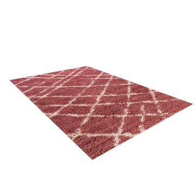 ALFOMBRA DIB DESIGN SHAGGY 1381 PINK 180 X 275 CM - 5
