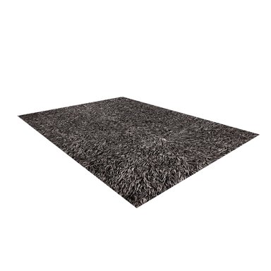 ALFOMBRA FLOKATI 170X240 NEGRO - 4