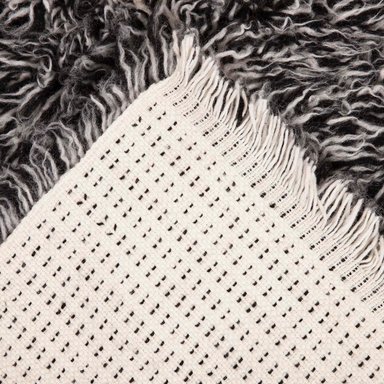 ALFOMBRA FLOKATI 170X240 NEGRO - 6