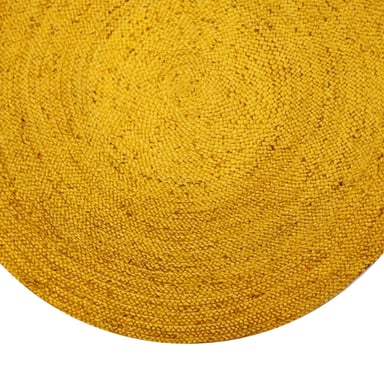 ALFOMBRA YUTE RED. MAUI 150X150 MOSTAZA - 2
