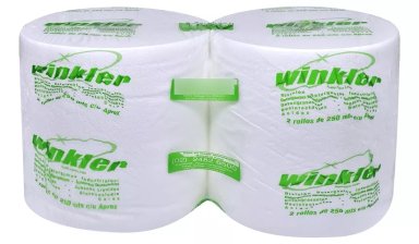 TOALLA WINKLER NUTRITION 2 UN PAPEL 29G FIBRA LARGA 250 MT - 1